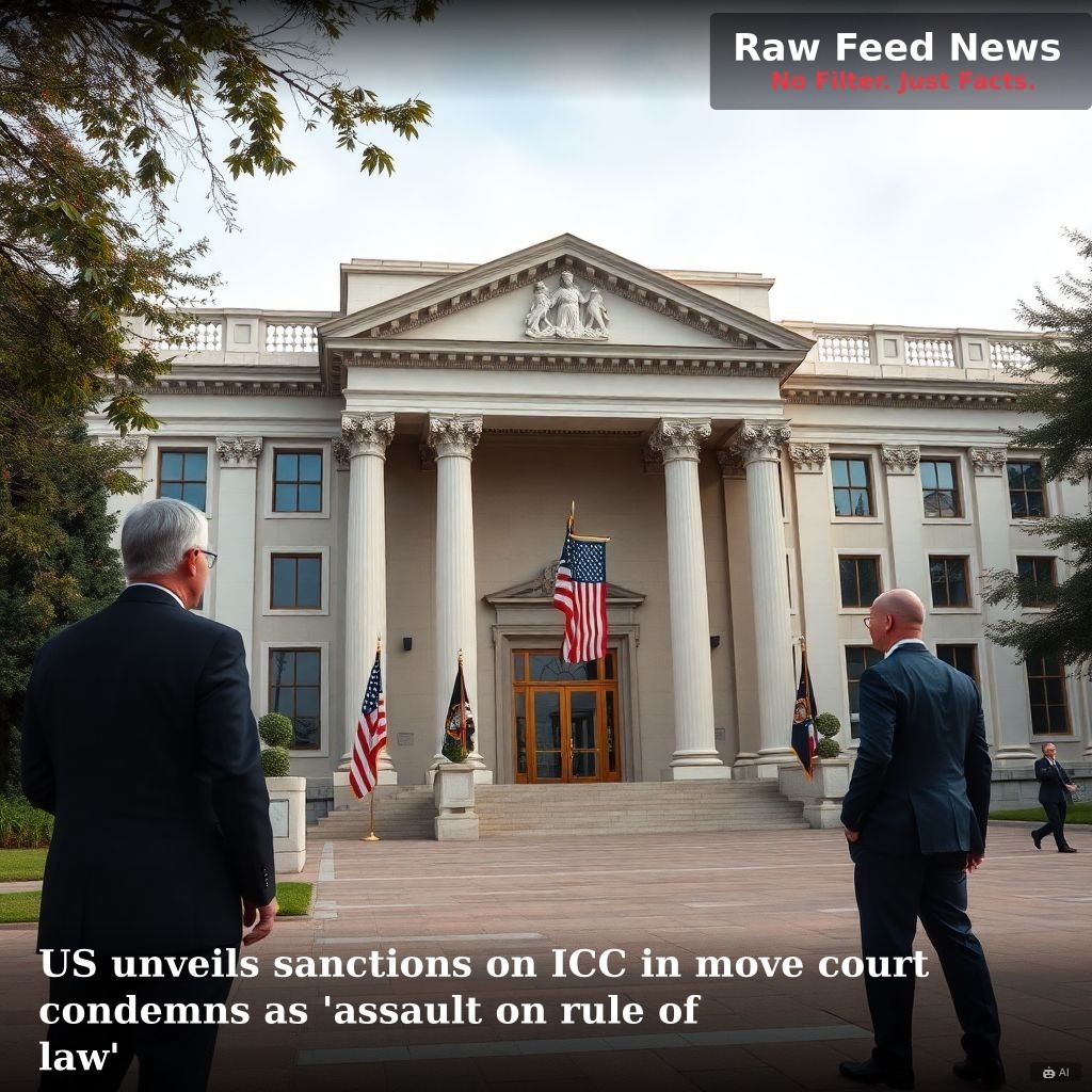 US unveils sanctions on ICC in move court condemns as 'assault on rule of law'
