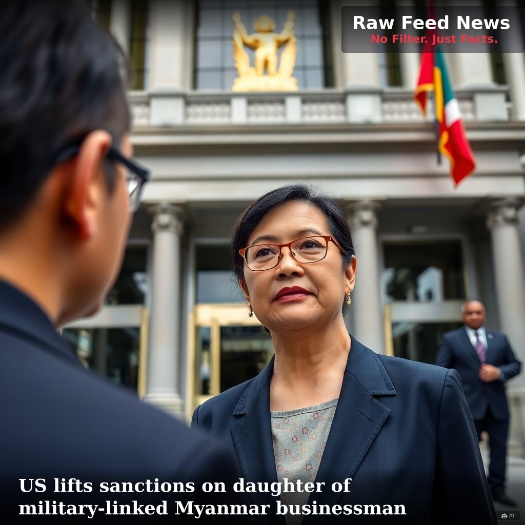 US lifts sanctions on daughter of military-linked Myanmar businessman