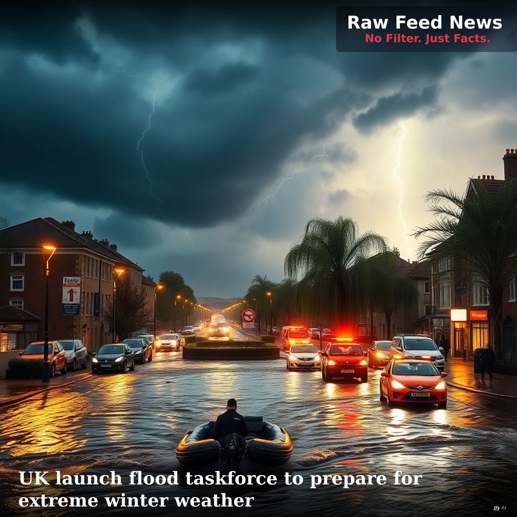 UK launch flood taskforce to prepare for extreme winter weather