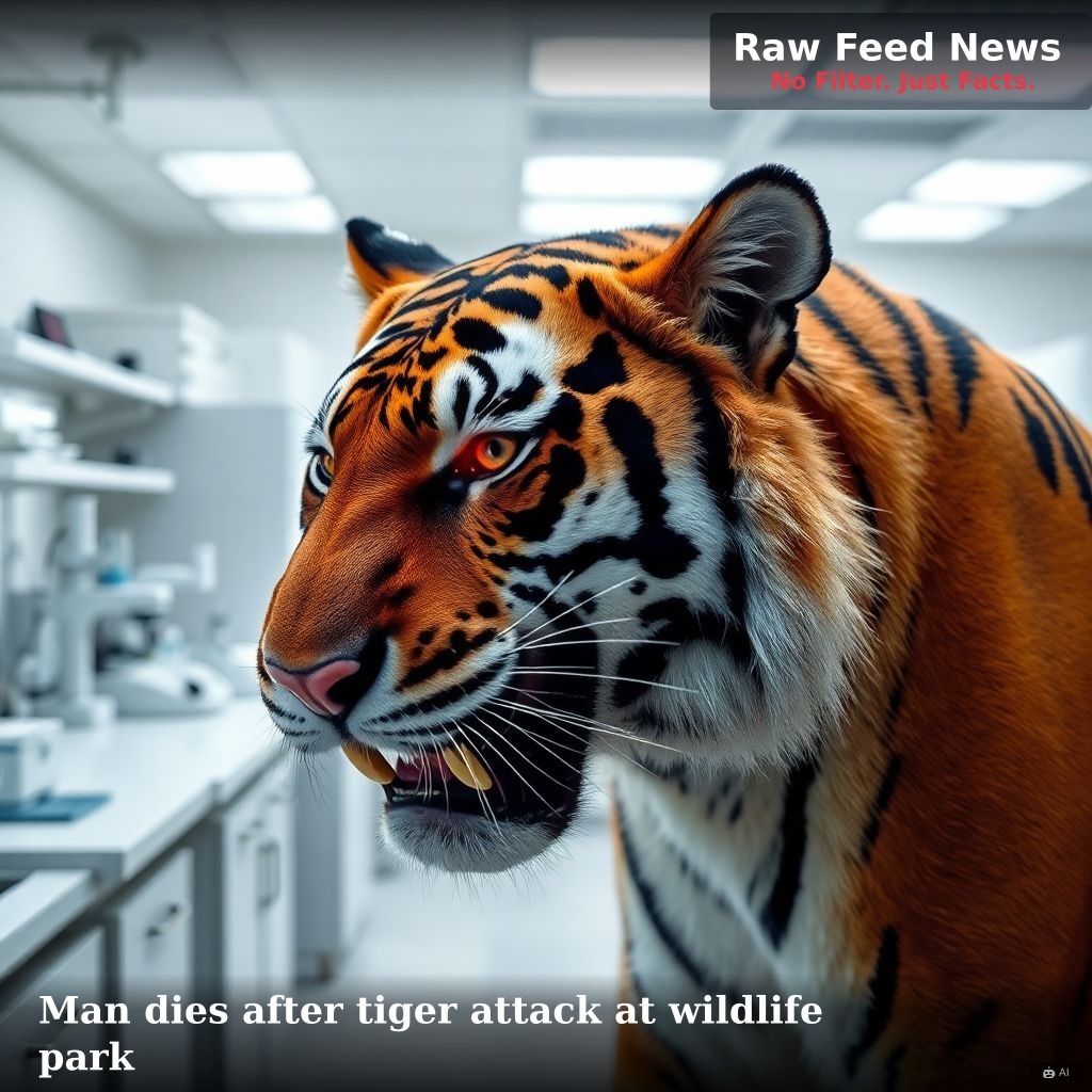 Man dies after tiger attack at wildlife park