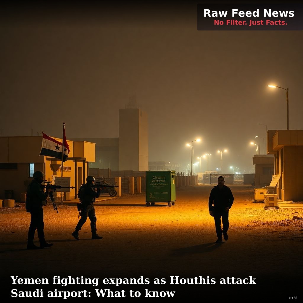Yemen fighting expands as Houthis attack Saudi airport: What to know