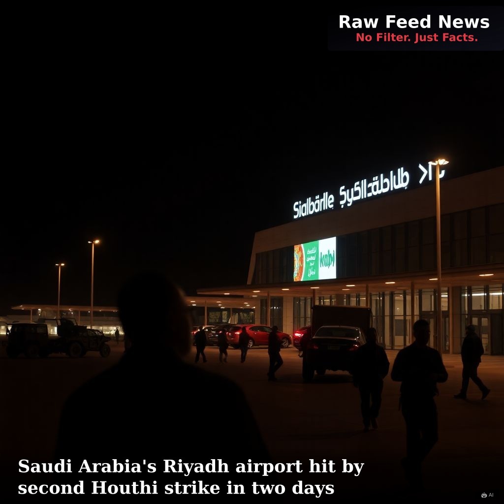 Saudi Arabia's Riyadh airport hit by second Houthi strike in two days