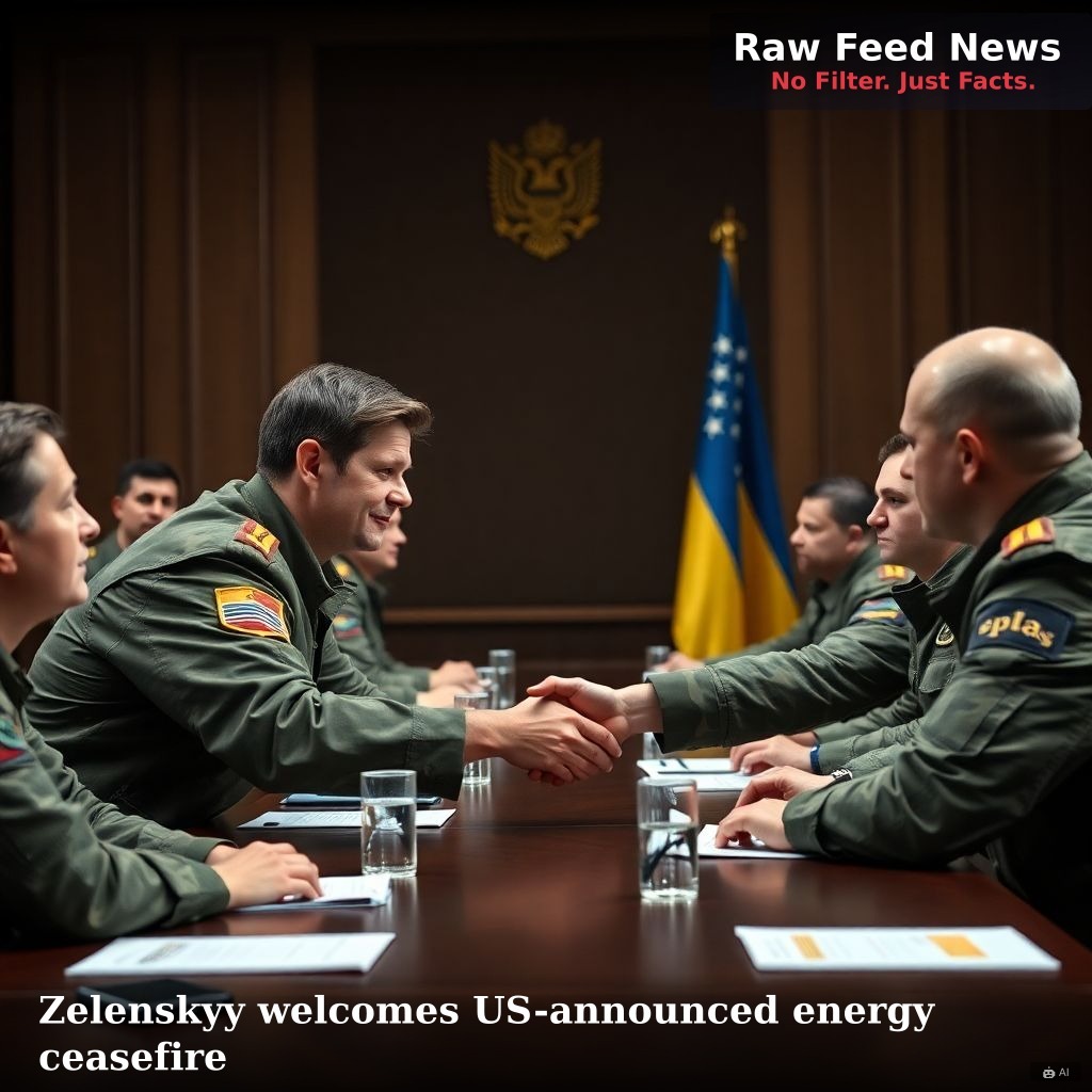 Zelenskyy welcomes US-announced energy ceasefire