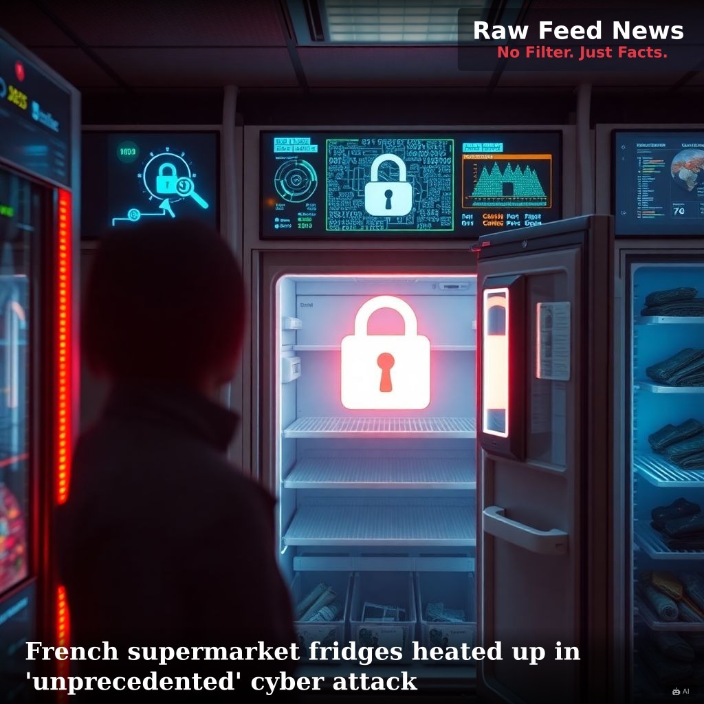 French supermarket fridges heated up in 'unprecedented' cyber attack