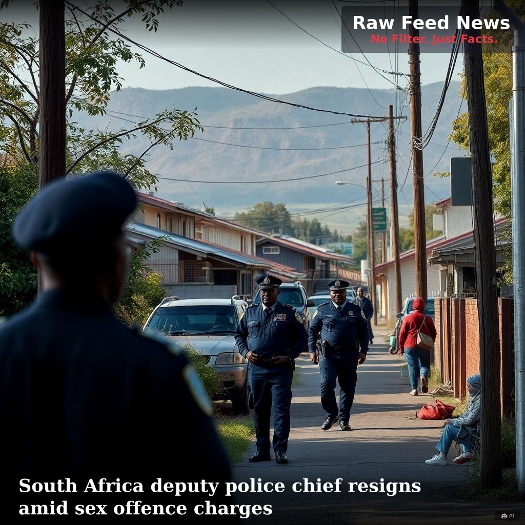 South Africa deputy police chief resigns amid sex offence charges