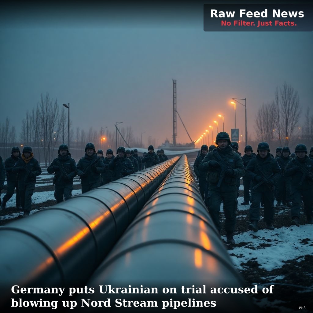 Germany puts Ukrainian on trial accused of blowing up Nord Stream pipelines