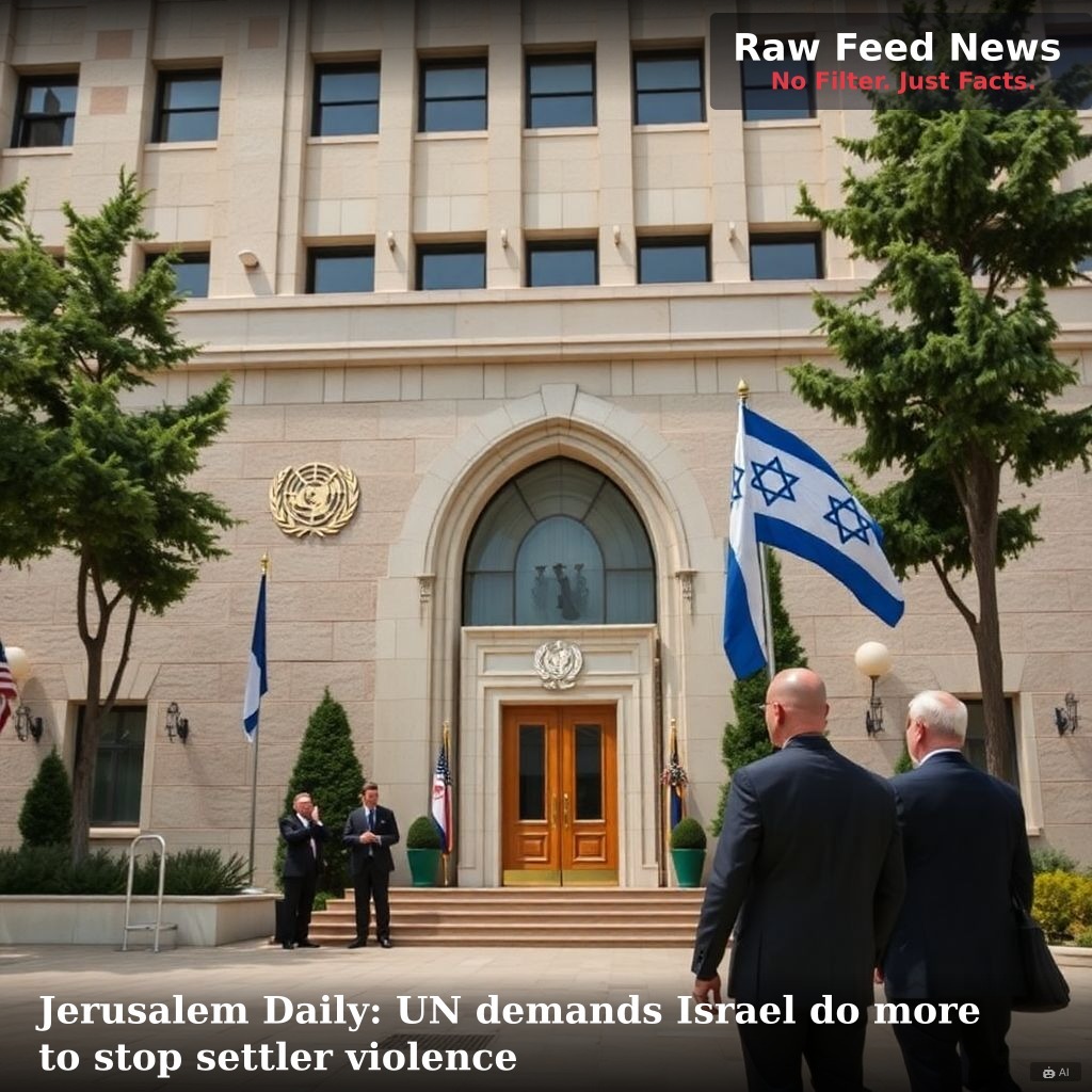 Jerusalem Daily: UN demands Israel do more to stop settler violence