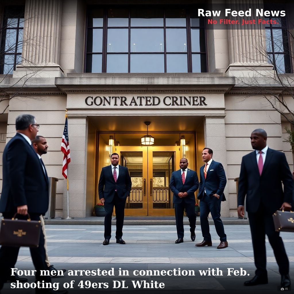 Four men arrested in connection with Feb. shooting of 49ers DL White