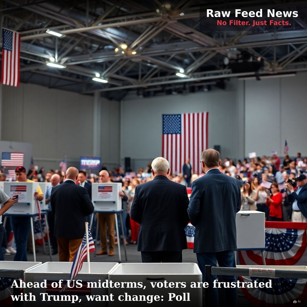 Ahead of US midterms, voters are frustrated with Trump, want change: Poll