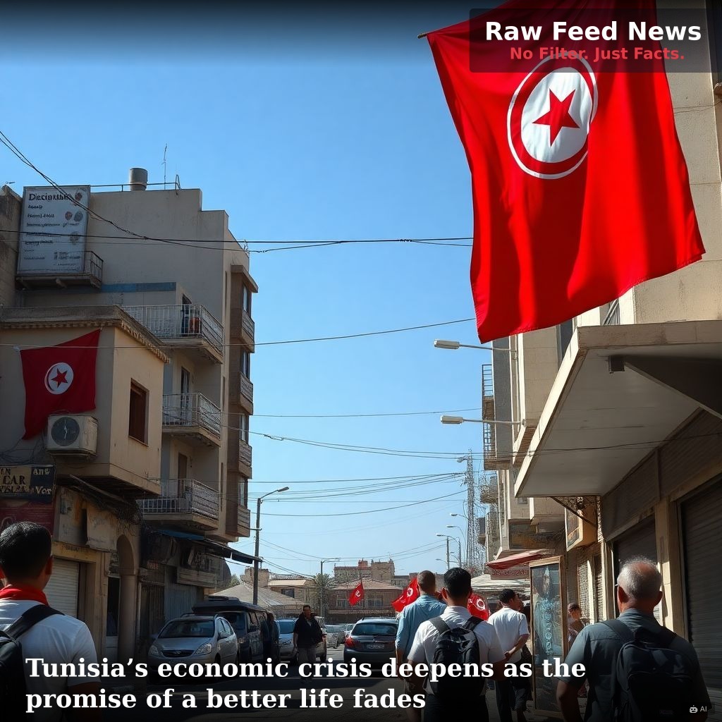 Tunisia’s economic crisis deepens as the promise of a better life fades