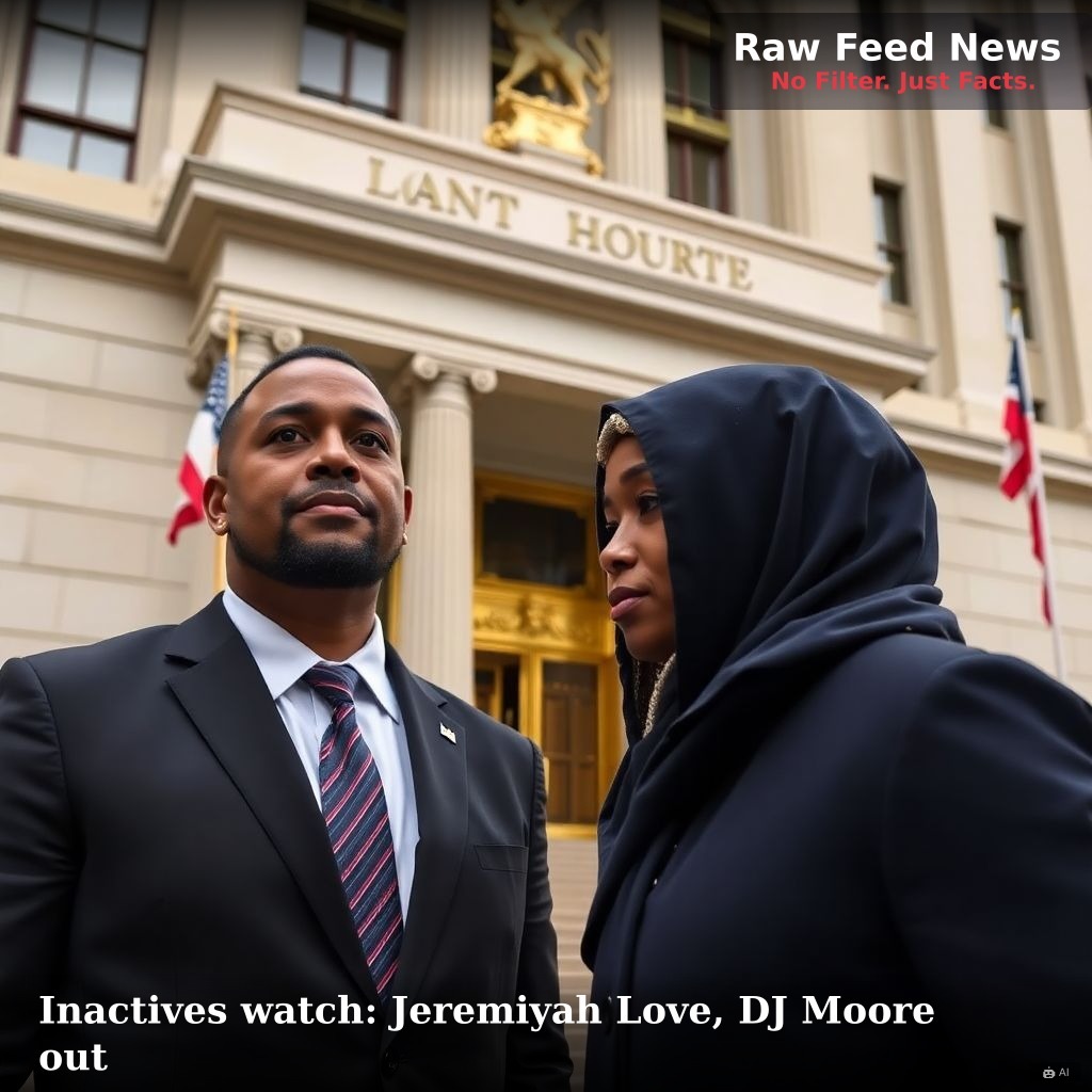 Inactives watch: Jeremiyah Love, DJ Moore out