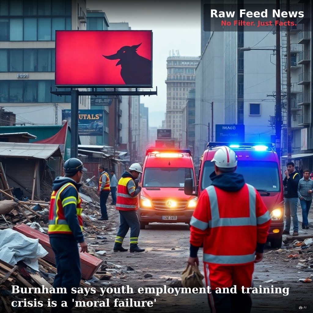 Burnham says youth employment and training crisis is a 'moral failure'