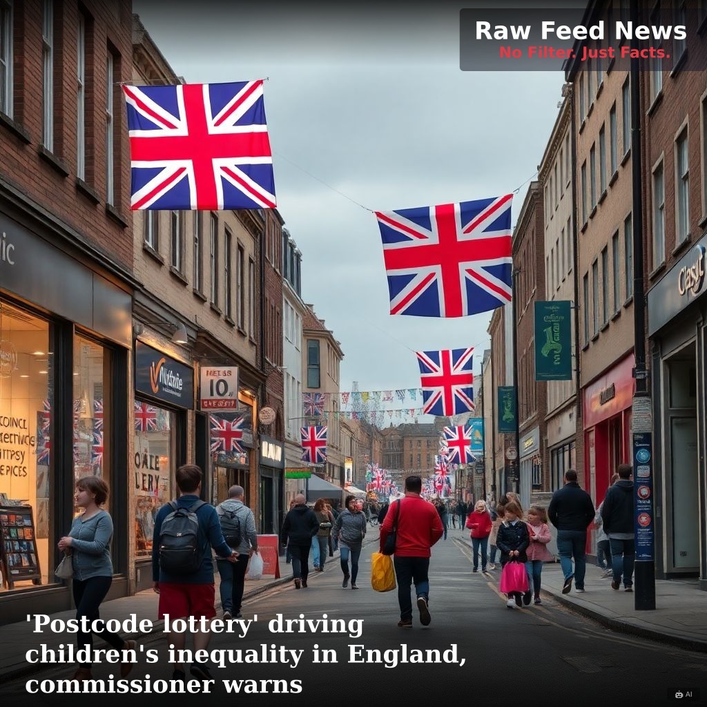 'Postcode lottery' driving children's inequality in England, commissioner warns
