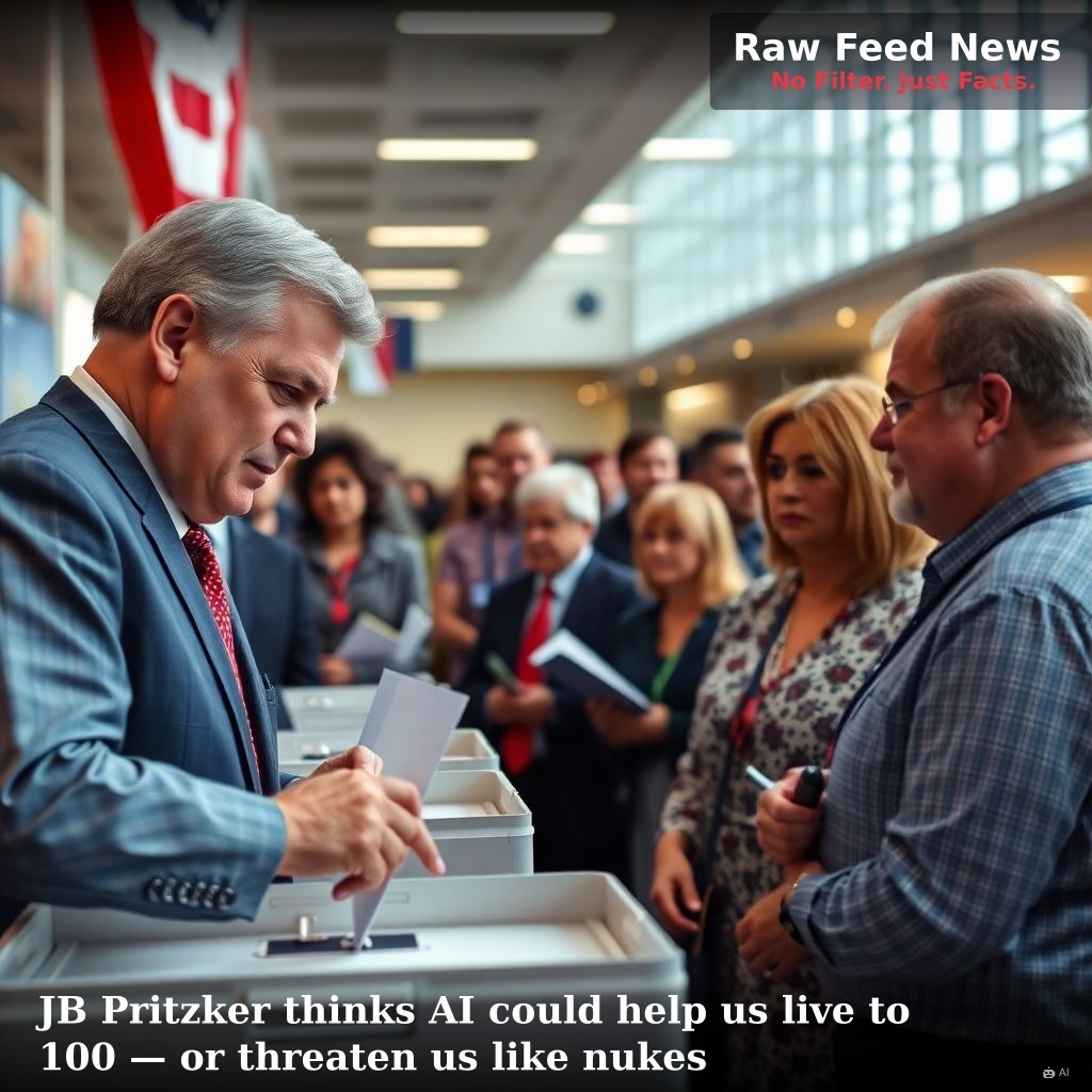 JB Pritzker thinks AI could help us live to 100 — or threaten us like nukes