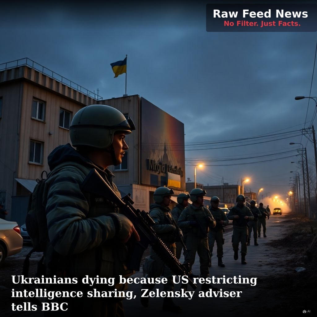 Ukrainians dying because US restricting intelligence sharing, Zelensky adviser tells BBC