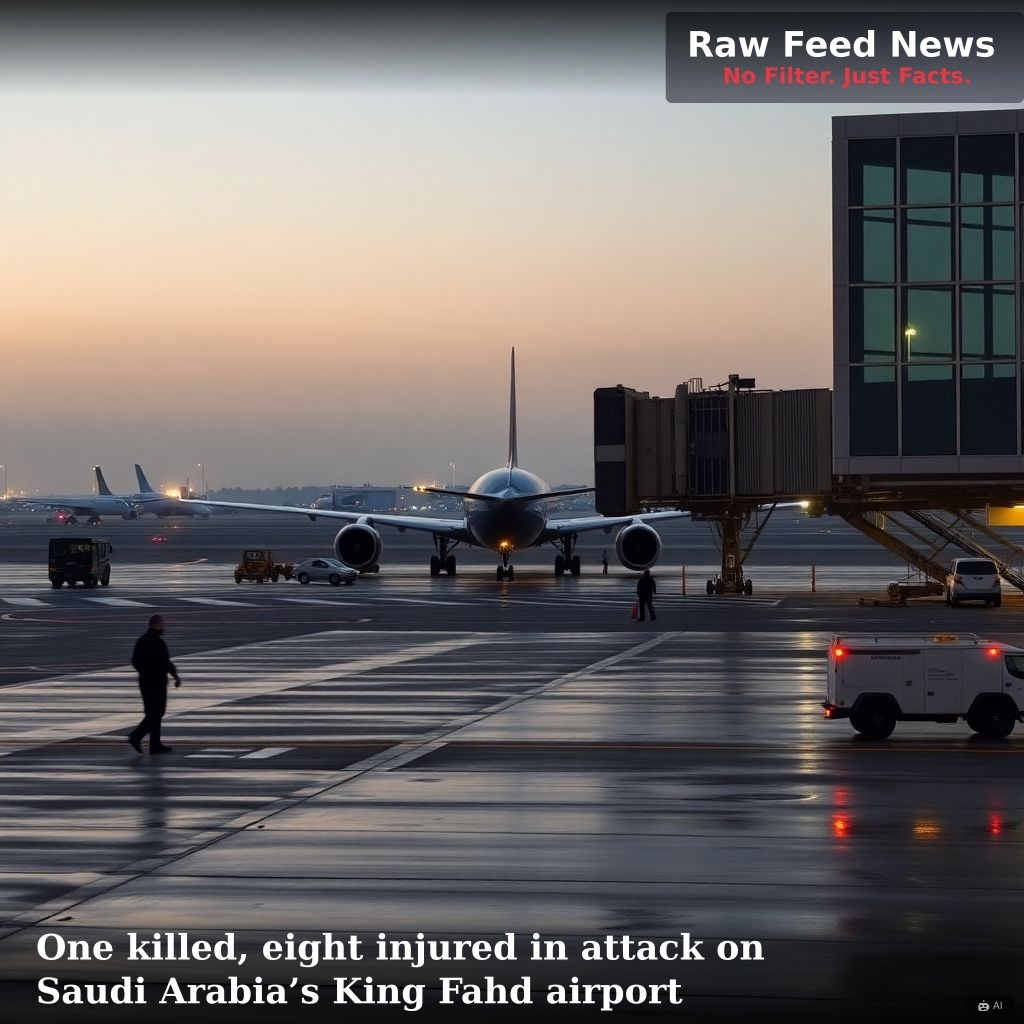 One killed, eight injured in attack on Saudi Arabia’s King Fahd airport