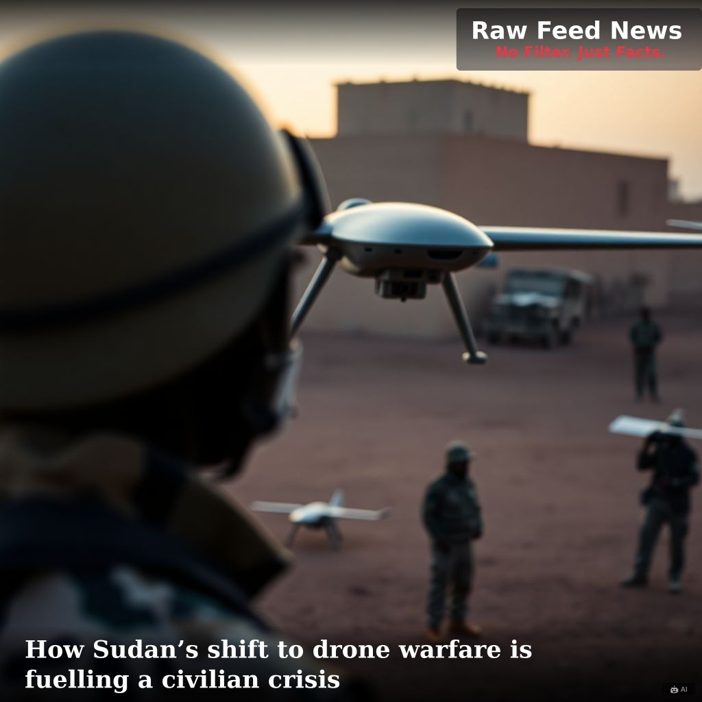 How Sudan’s shift to drone warfare is fuelling a civilian crisis
