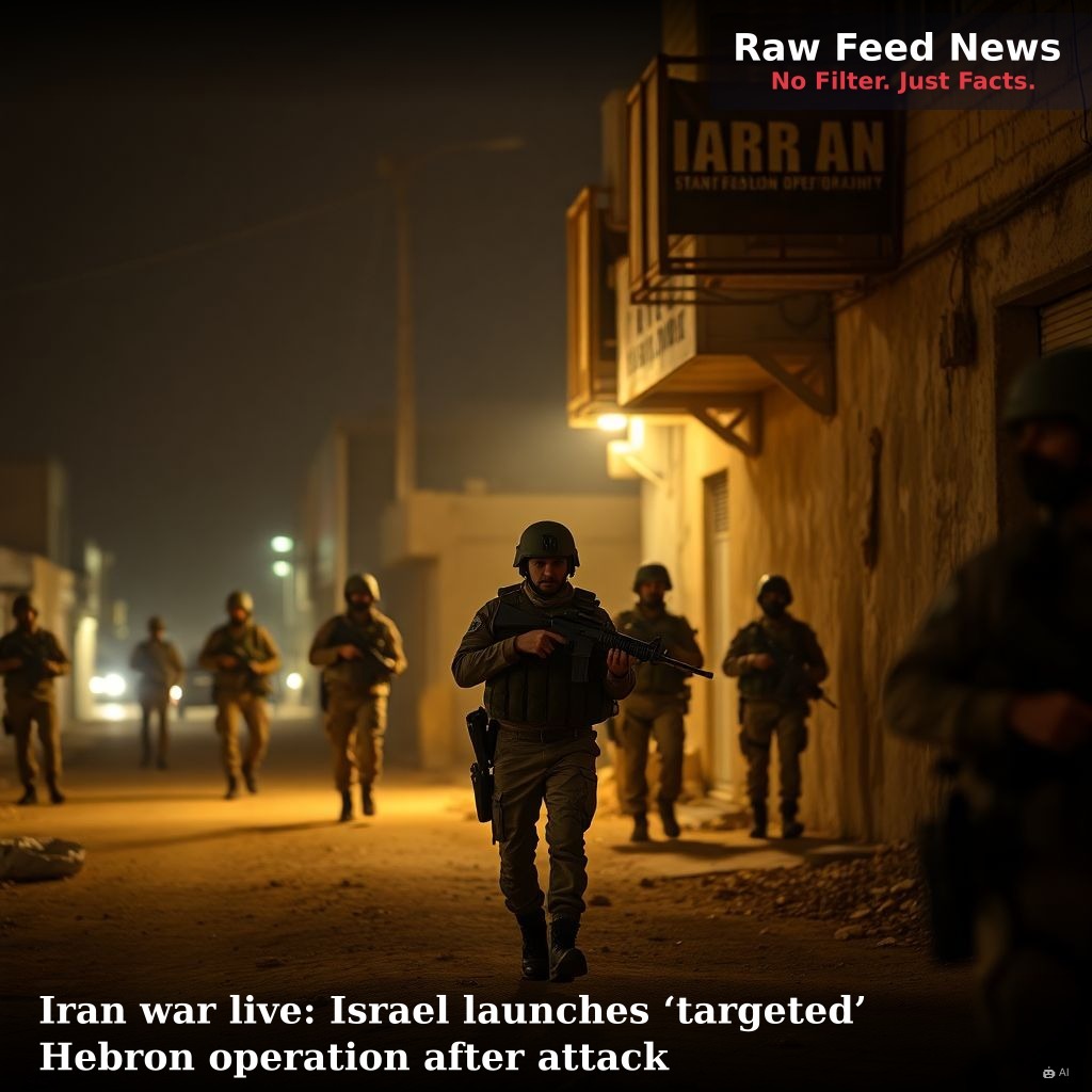 Iran war live: Israel launches ‘targeted’ Hebron operation after attack