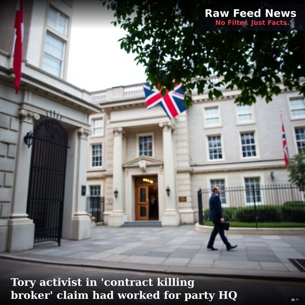 Tory activist in 'contract killing broker' claim had worked for party HQ