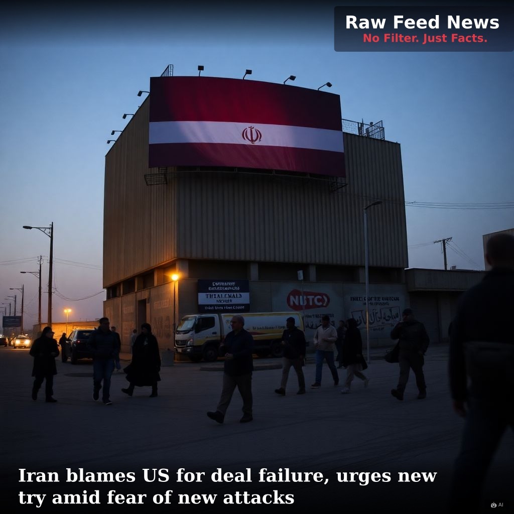 Iran blames US for deal failure, urges new try amid fear of new attacks