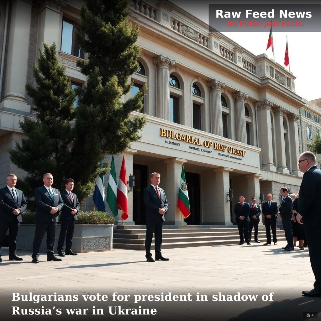 Bulgarians vote for president in shadow of Russia’s war in Ukraine