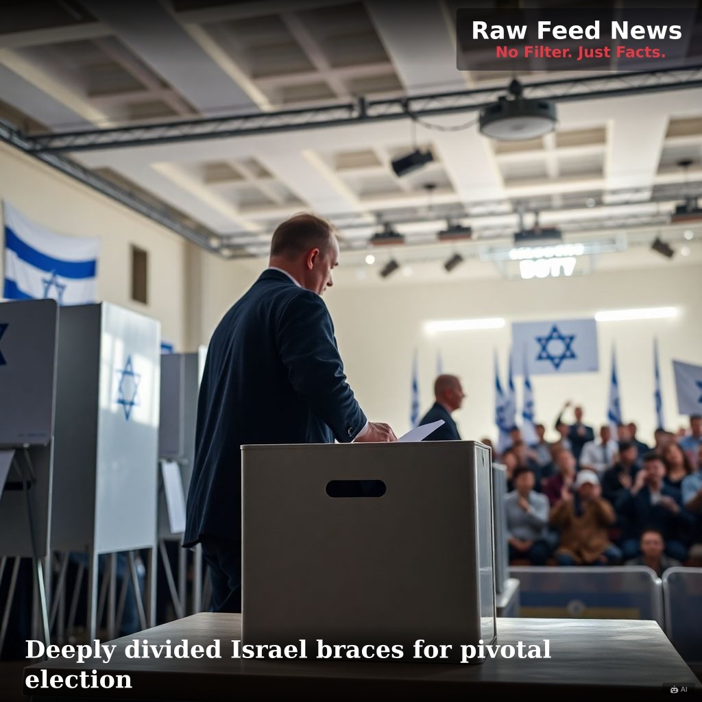 Deeply divided Israel braces for pivotal election