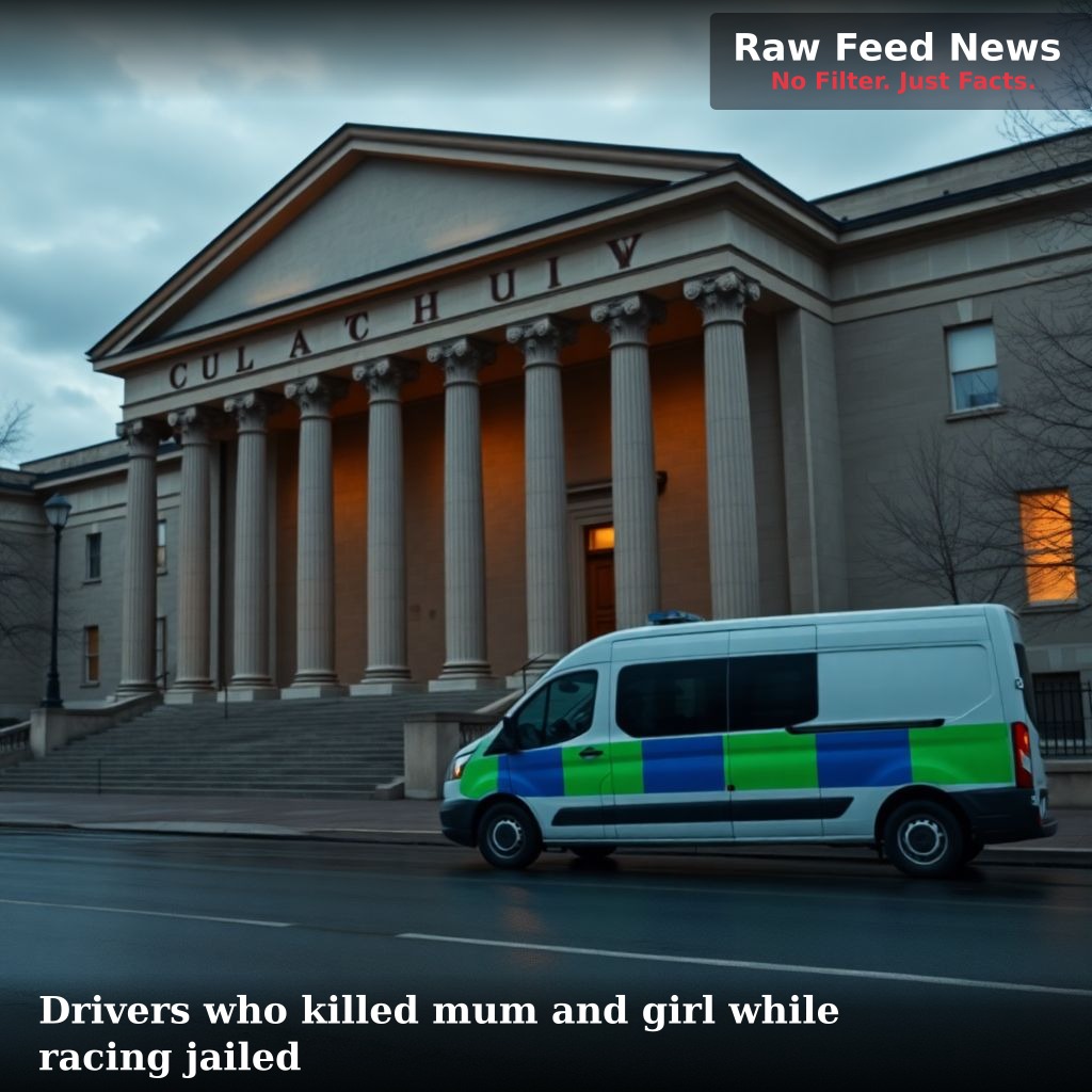 Drivers who killed mum and girl while racing jailed