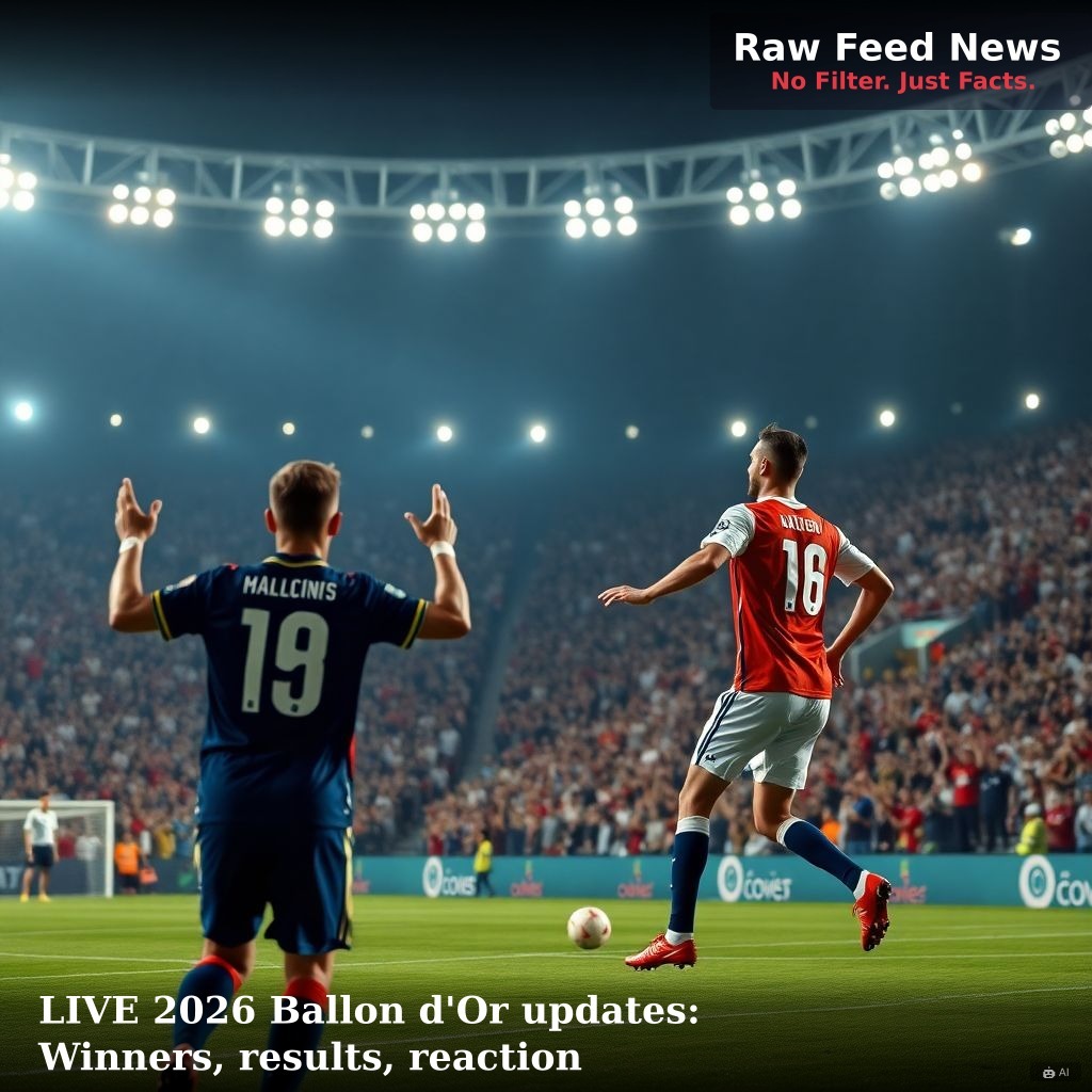 LIVE 2026 Ballon d'Or updates: Winners, results, reaction