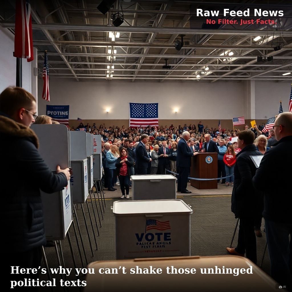 Here’s why you can’t shake those unhinged political texts