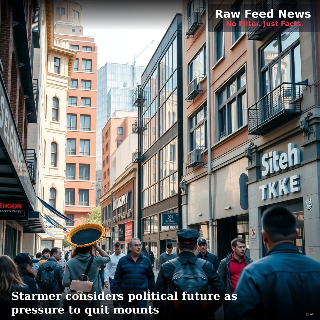 Starmer considers political future as pressure to quit mounts