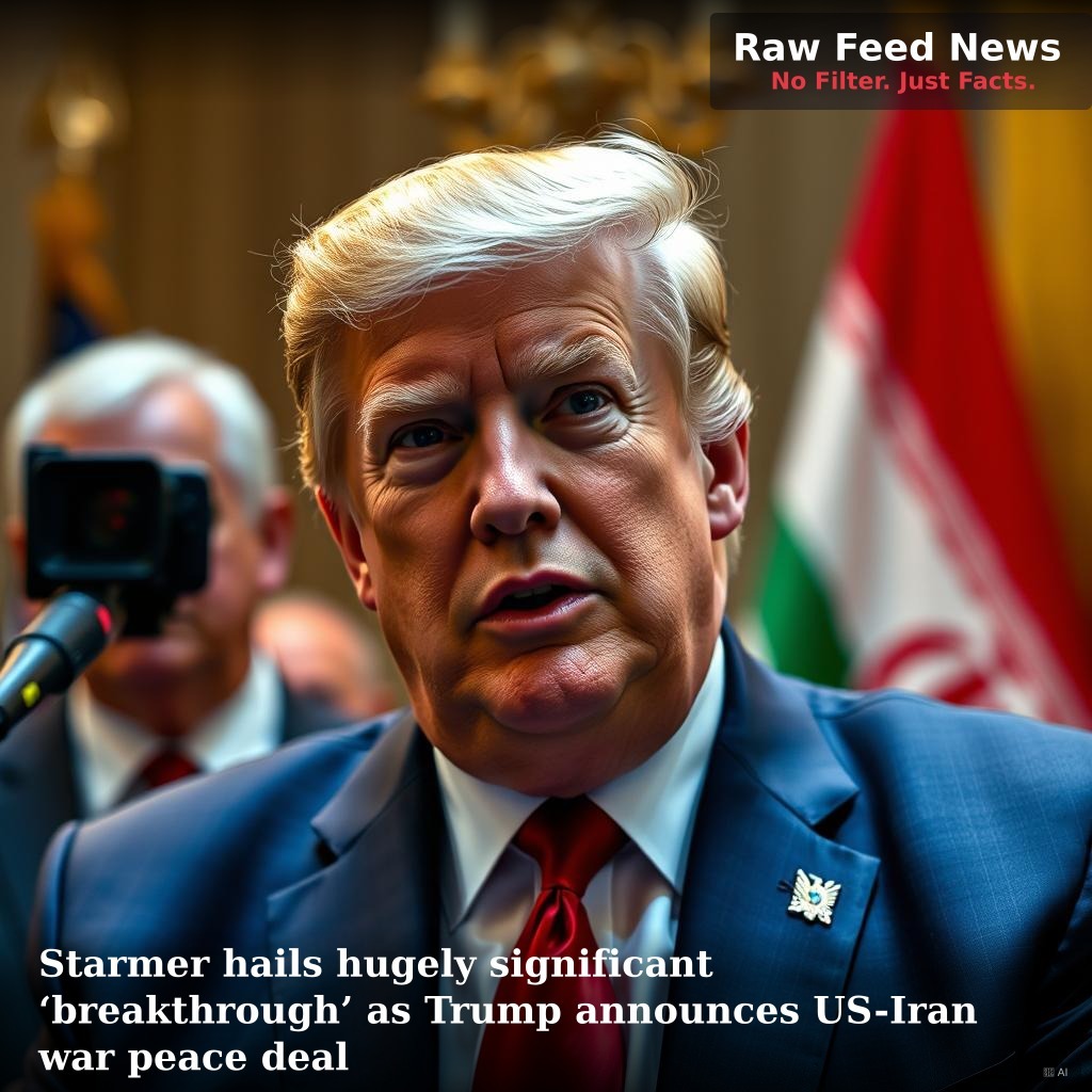 Starmer hails hugely significant ‘breakthrough’ as Trump announces US-Iran war peace deal