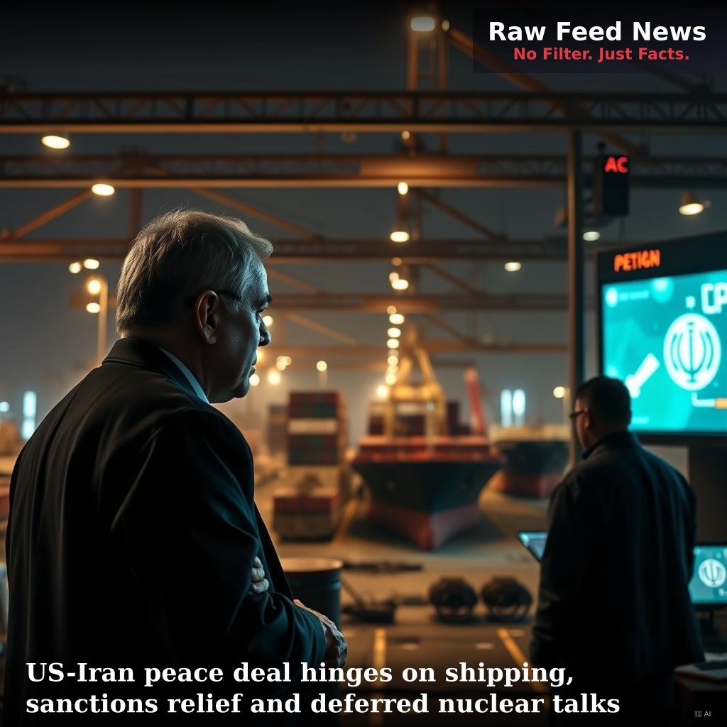 US-Iran peace deal hinges on shipping, sanctions relief and deferred nuclear talks